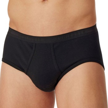 Schiesser 2P Original Classics Fine Rib Sport Briefs Sort bomuld XX-Large Herre
