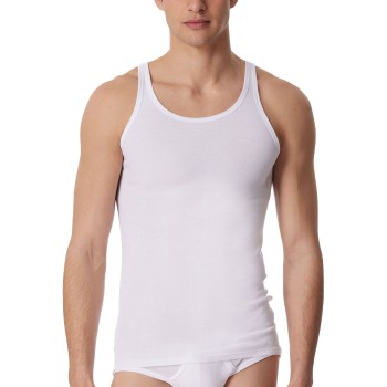 Schiesser Original Classics Rib Undershirt 3XL-6XL Hvid bomuld 6XL Herre