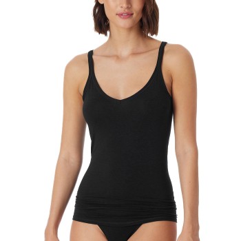Schiesser Personal Fit Spaghetti Top Sort Large Dame
