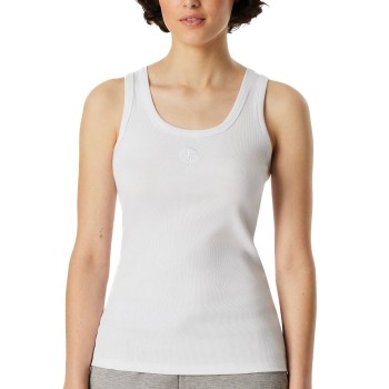 Schiesser Rib Tank Top Hvid bomuld Small Dame