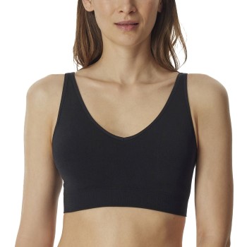 Schiesser BH Soft Removable Pads Bra Sort polyamid 3XL Dame