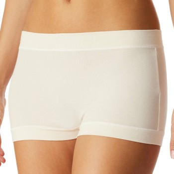 Schiesser Trusser Unique Cotton Boyshort Elfenben bomuld 4XL Dame