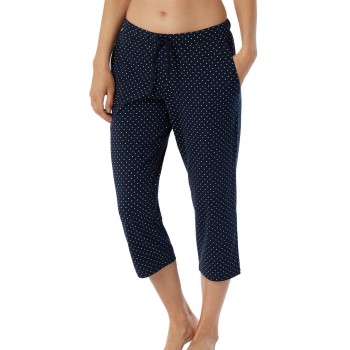 Schiesser Women Mix and Relax Pants Prikket bomuld 48 Dame