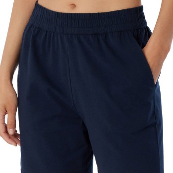 Schiesser Women Mix and Relax Shorts Mørkblå bomuld 36 Dame