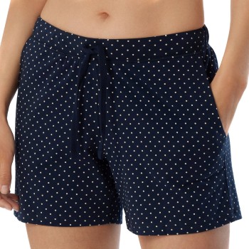 Schiesser Women Mix and Relax Shorts Prikket bomuld 38 Dame