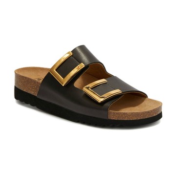 Scholl Monterey 2 Straps Sort/Guld not spec Str 42 Dame