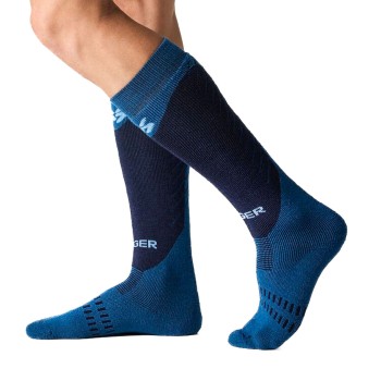 Seger Strømper Alpine Core Heavy Wool Socks Marine/Blå merinould Str 43/45