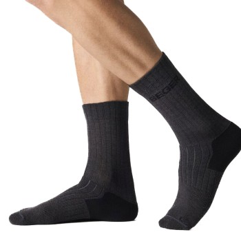 Seger Strømper Wanderer Heavy Wool Socks Antracit Str 37/39