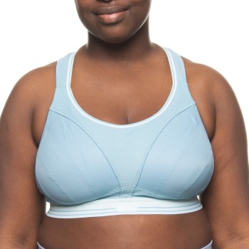 Shock Absorber BH Ultimate Run Bra Lyseblå polyamid C 75 Dame