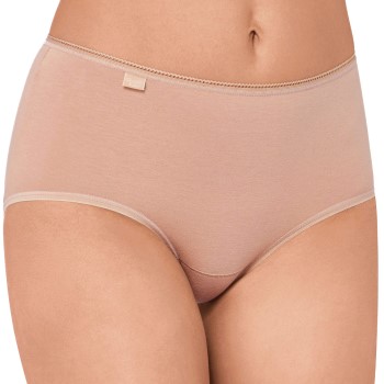 Sloggi Trusser 3P 24 7 Cotton Midi Briefs Beige bomuld 44 Dame