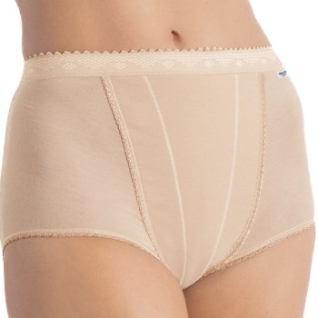 Sloggi Trusser 2P Control Maxis Beige bomuld 50 Dame