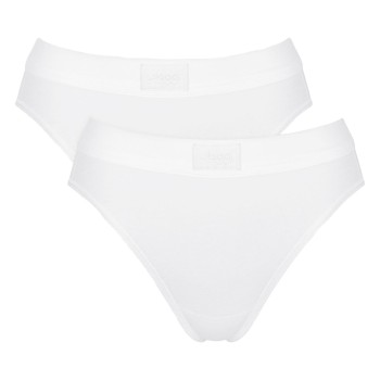 Sloggi Trusser 2P Double Comfort Tai Multi Hvid bomuld 48 Dame
