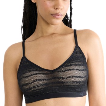 Sloggi BH FREE Evolve Lace Push-Up Bra Sort Sloggi 02 Dame