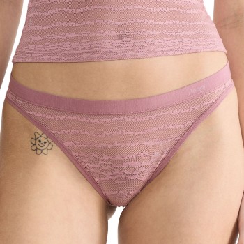 Sloggi Trusser FREE Evolve Lace String Gammelrosa Sloggi 01 Dame