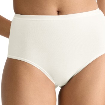 Sloggi Trusser 3P GO Daily Cotton High Waist Brief Benhvid bomuld Large Dame