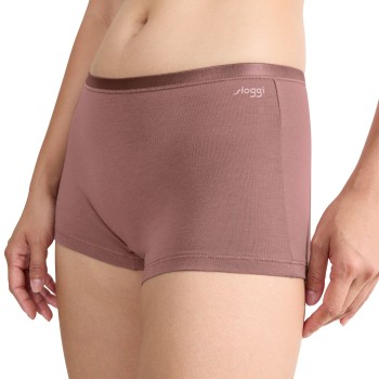 Sloggi Trusser 3P GO Daily Cotton Shorts Mørkrosa  bomuld Large Dame
