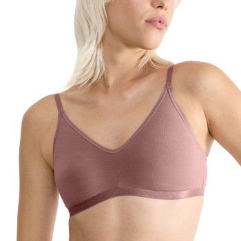 Sloggi BH GO Daily Cotton Soft Bra Mørkrosa  Small Dame