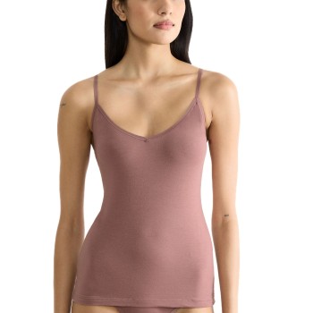 Sloggi GO Daily Cotton Spaghetti Top Brun bomuld Small Dame