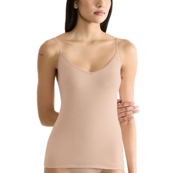 Sloggi GO Daily Cotton Spaghetti Top Beige bomuld Medium Dame