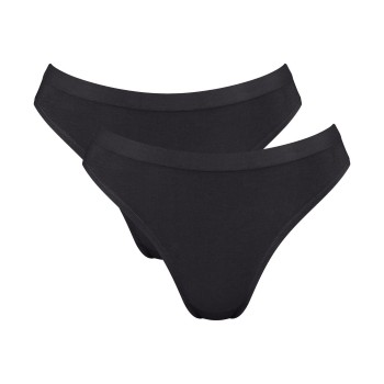 Sloggi Trusser 2P GO Sense High Leg Briefs Sort modal Large Dame