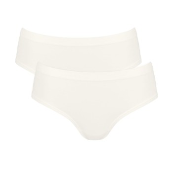 Sloggi Trusser 2P GO Sense Hipster Briefs Elfenben modal X-Large Dame
