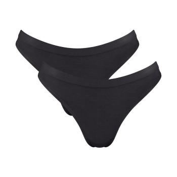 Sloggi Trusser 2P GO Sense Tanga Briefs Sort modal Medium Dame