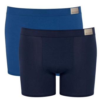 Sloggi 2P Men GO Natural Short Blå bomuld X-Large Herre
