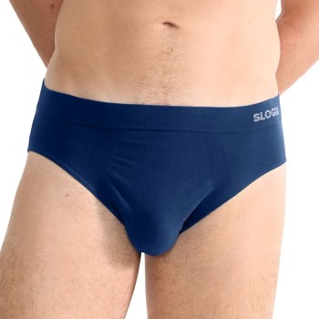 Sloggi 2P Men GO Smooth Classic Briefs Mørkblå X-Large Herre