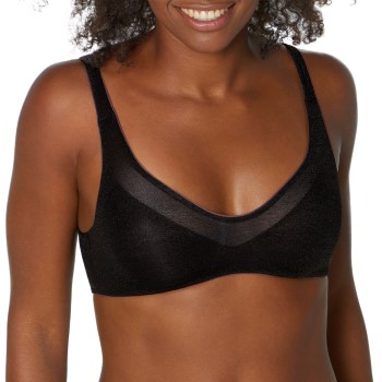 Sloggi BH 2P Oxygene Infinite Soft Bra Sort Medium Dame