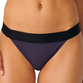 Sloggi Shore Tropical Gar Brazilian Bikini Brief Blå/Grå Large Dame