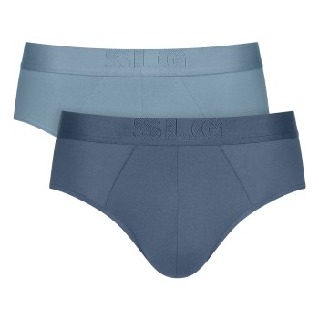 Sloggi 2P SLG Base Soft Midi Briefs Blå XX-Large Herre