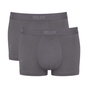 Sloggi 2P SLG Base Trunk Grå bomuld Large Herre