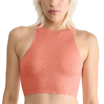Sloggi BH ZERO Feel Bliss Crop Top Abrikos Small Dame