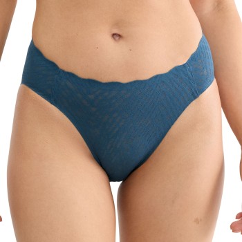 Sloggi Trusser ZERO Feel Bliss High Leg Brief Blå Large Dame