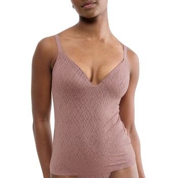 Sloggi ZERO Feel Bliss Push-Up Bra Shirt Brun Large Dame