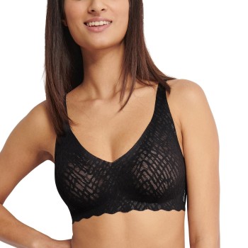 Sloggi BH ZERO Feel Bliss Soft Bra Sort Small Dame