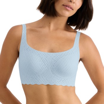 Sloggi BH ZERO Feel Bliss Top Lyseblå Large Dame