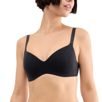 Sloggi BH ZERO Feel Bliss T-Shirt Bra Sort L+ Dame