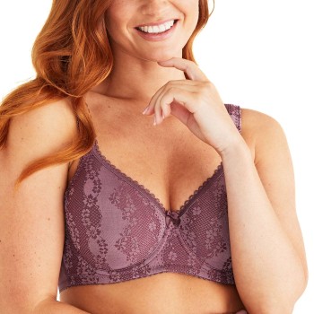Swegmark BH Adorable Padded Soft Wired Bra Blomme C 75 Dame