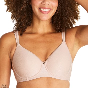 Swegmark BH Agnes Shape Padded Cup Wire Bra Beige polyamid E 90 Dame