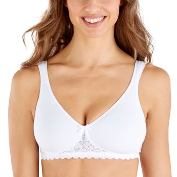 Swegmark BH Beautiform Soft Bra Fairtrade Molded Cups Hvid B 80 Dame