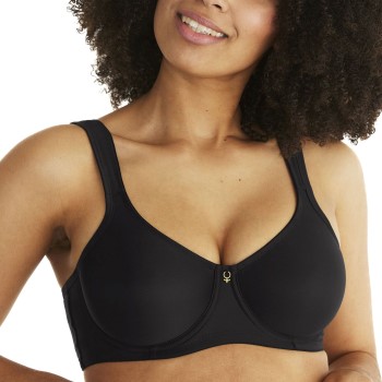 Swegmark BH Clean Curves Moulded CoolMax Wire Bra Sort G 90 Dame