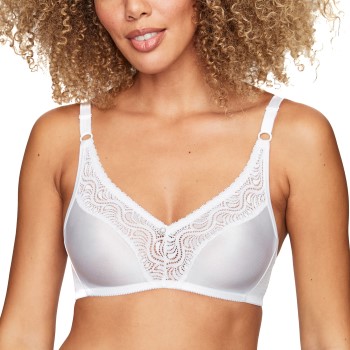 Swegmark BH Glitter Soft Bra Hvid D 70-75 Dame