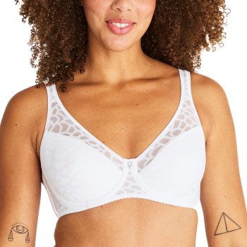Swegmark BH Rita Icon Padded Wire Bra Hvid D 75 Dame