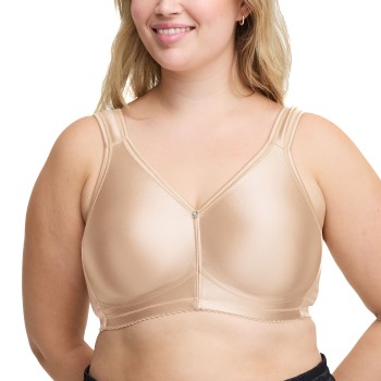 Swegmark BH Shine Soft Bra Moulded Cups Beige polyamid C 85 Dame