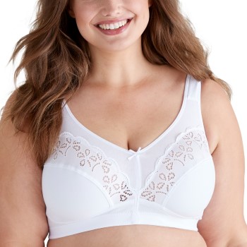 Swegmark BH Treasure Soft Bra Hvid bomuld D 80 Dame