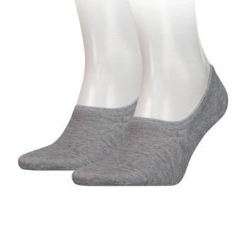 Tommy Hilfiger Strømper 2P Men Footie Invisible Sock Grå Str 43/46 Herre