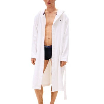 Tommy Hilfiger Original Hooded Robe Hvid bomuld Small Herre
