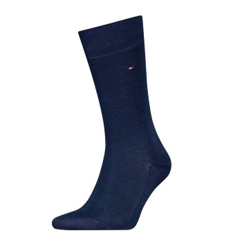 Tommy Hilfiger Strømper Premium Fil D Ecosse Socks Jeansblå Str 45/46 Herre