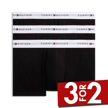 Tommy Hilfiger 3P Signature Essential Cotton Trunk Sort bomuld XX-Large Herre